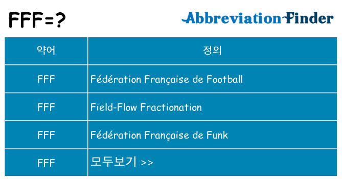 fff 대 한 무엇을 서가
