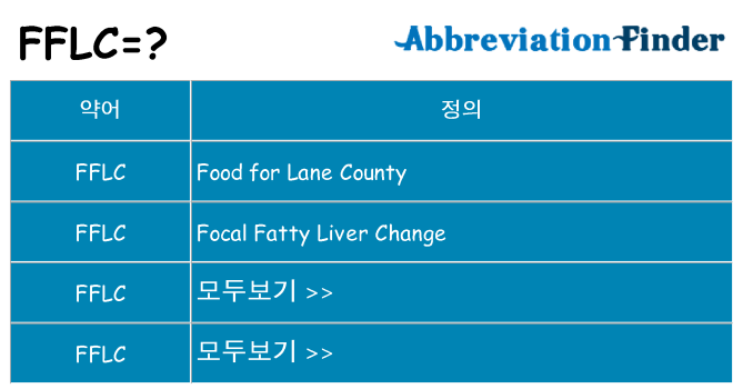 fflc 대 한 무엇을 서가