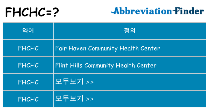 fhchc 대 한 무엇을 서가