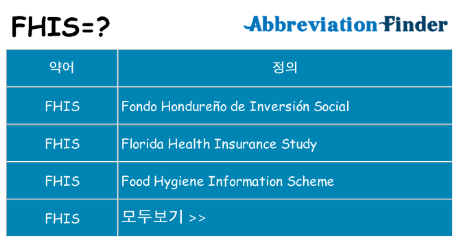 fhis 대 한 무엇을 서가