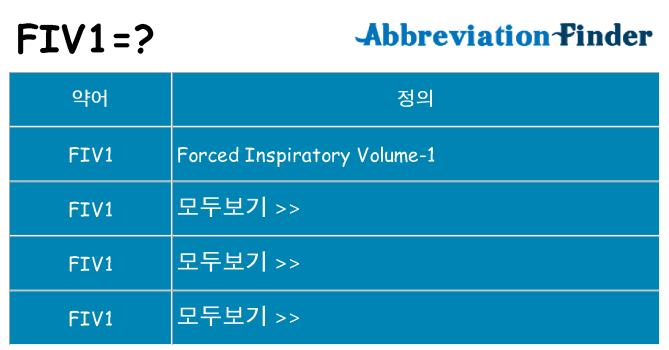 fiv1 대 한 무엇을 서가