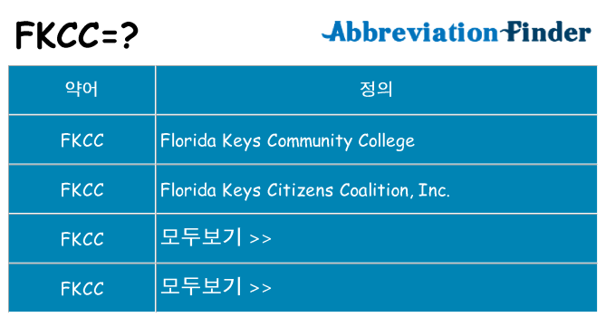 fkcc 대 한 무엇을 서가