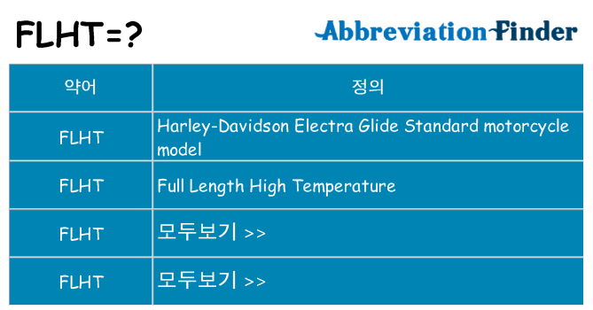 flht 대 한 무엇을 서가