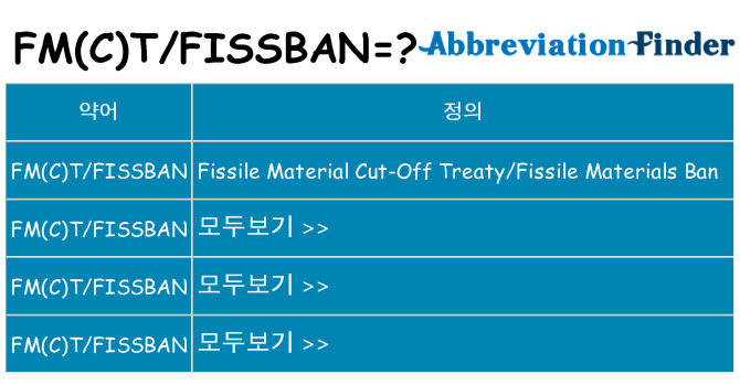 fmctfissban 대 한 무엇을 서가