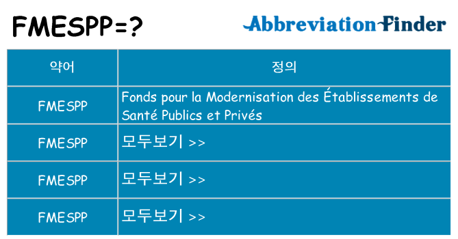 fmespp 대 한 무엇을 서가