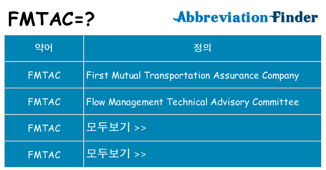 fmtac 대 한 무엇을 서가