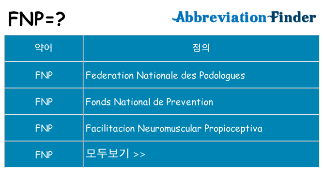 fnp 대 한 무엇을 서가