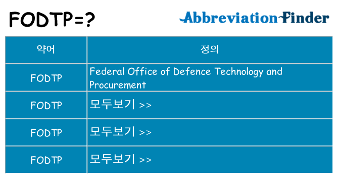fodtp 대 한 무엇을 서가