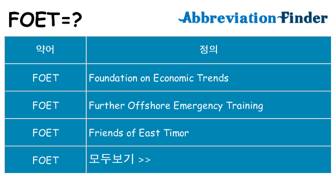 foet 대 한 무엇을 서가