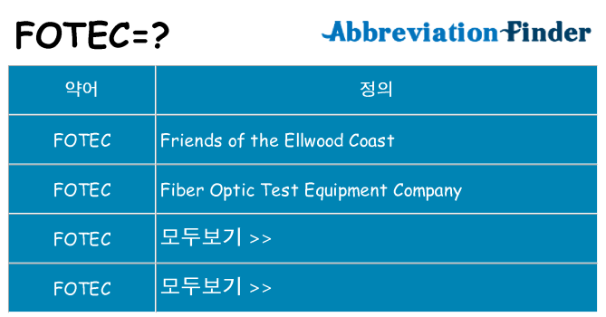 fotec 대 한 무엇을 서가