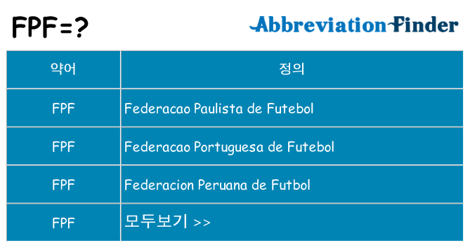 fpf 대 한 무엇을 서가