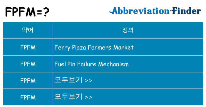 fpfm 대 한 무엇을 서가