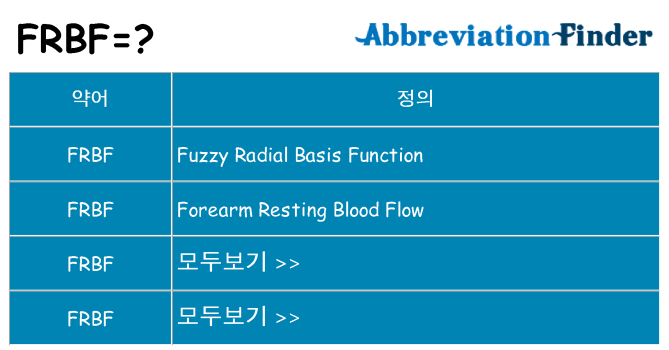 frbf 대 한 무엇을 서가