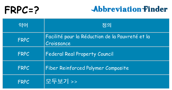 frpc 대 한 무엇을 서가