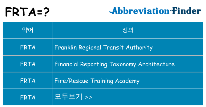 frta 대 한 무엇을 서가