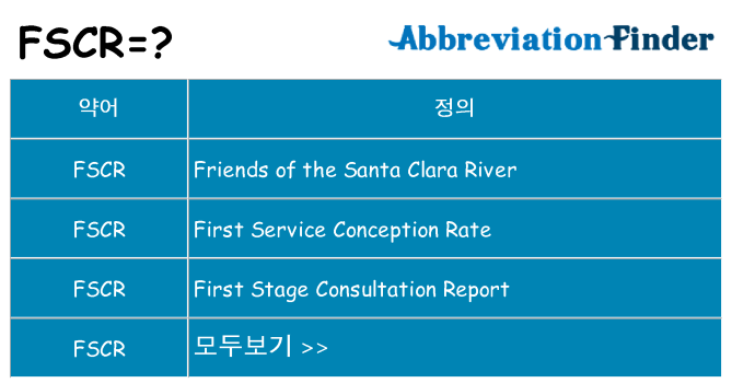 fscr 대 한 무엇을 서가