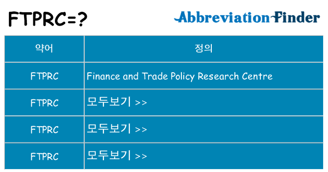 ftprc 대 한 무엇을 서가