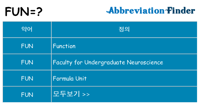 fun 대 한 무엇을 서가
