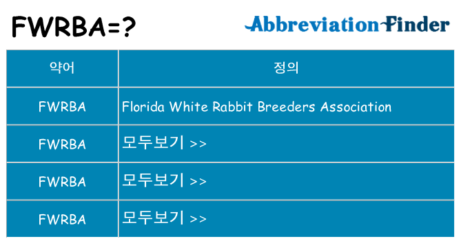 fwrba 대 한 무엇을 서가