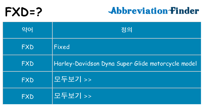 fxd 대 한 무엇을 서가