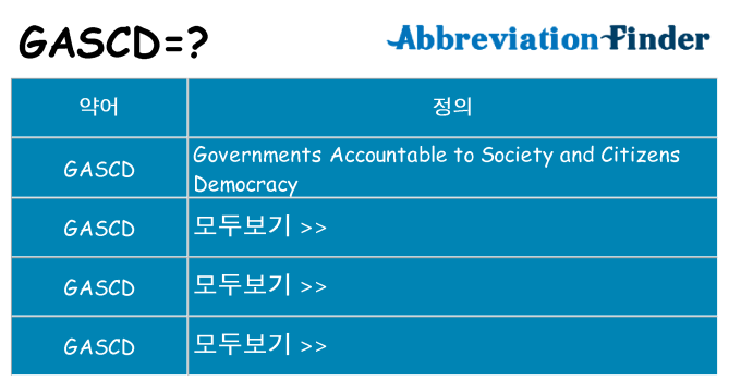 gascd 대 한 무엇을 서가