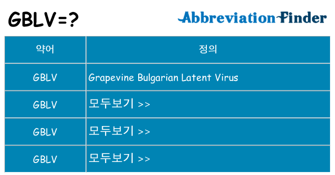 gblv 대 한 무엇을 서가