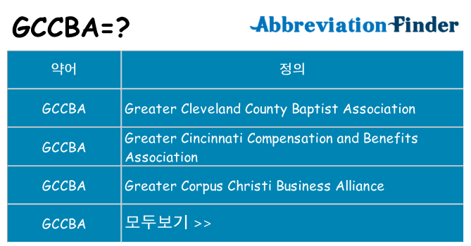 gccba 대 한 무엇을 서가
