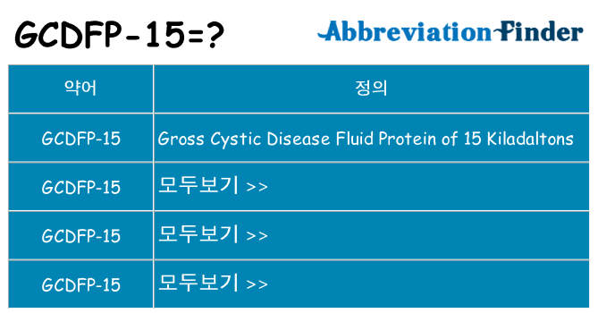gcdfp-15 대 한 무엇을 서가