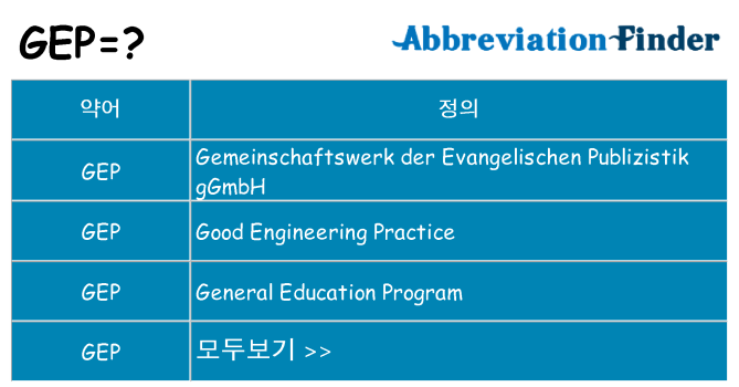 gep 대 한 무엇을 서가
