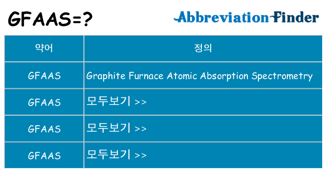 gfaas 대 한 무엇을 서가