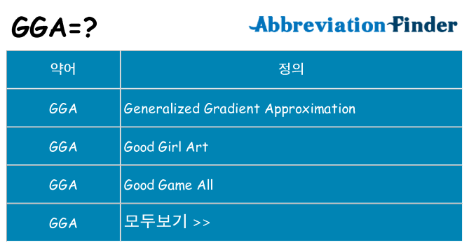 gga 대 한 무엇을 서가