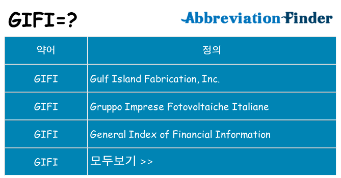 gifi 대 한 무엇을 서가