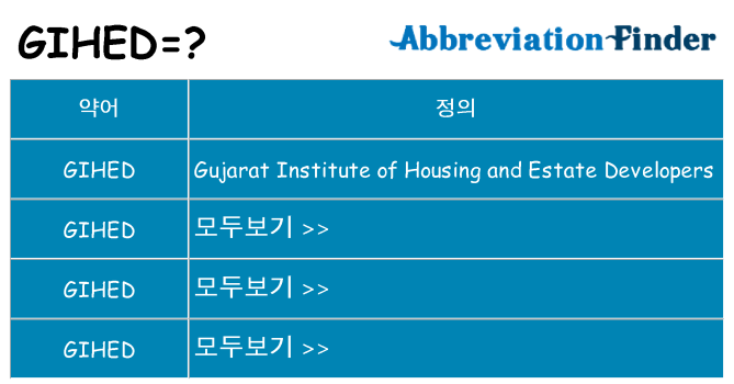 gihed 대 한 무엇을 서가