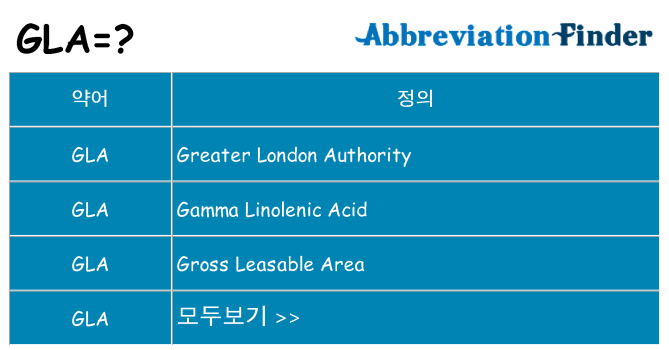 gla 대 한 무엇을 서가