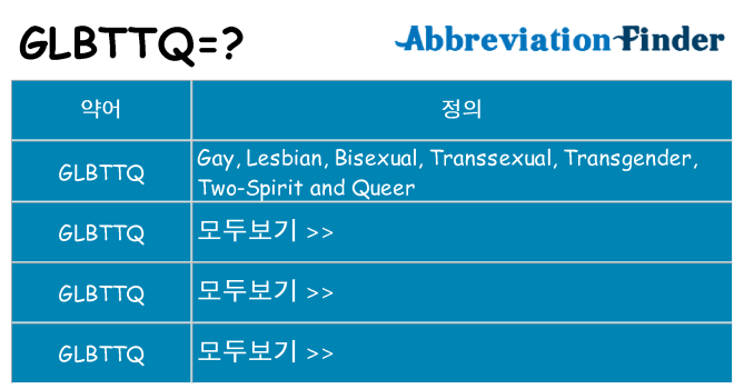 glbttq 대 한 무엇을 서가