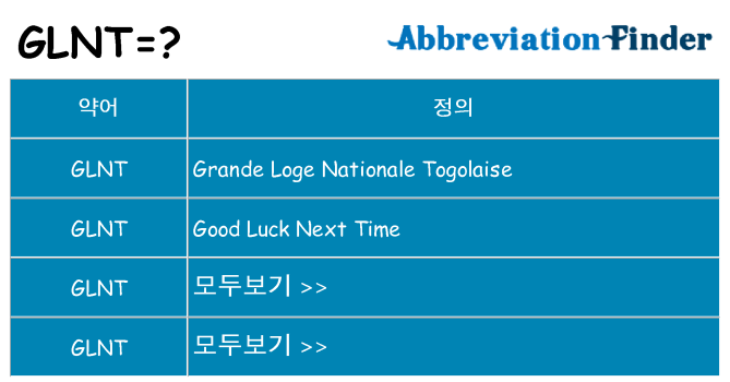 glnt 대 한 무엇을 서가