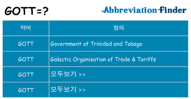 gott 대 한 무엇을 서가