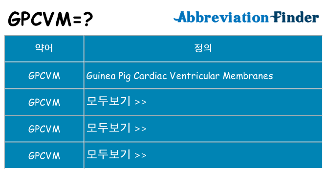 gpcvm 대 한 무엇을 서가
