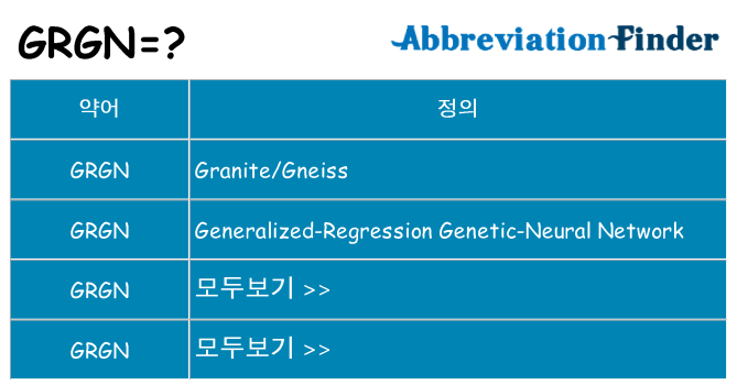 grgn 대 한 무엇을 서가