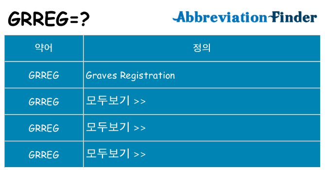 grreg 대 한 무엇을 서가