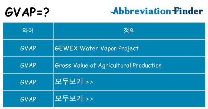 gvap 대 한 무엇을 서가