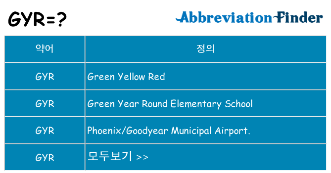 gyr 대 한 무엇을 서가