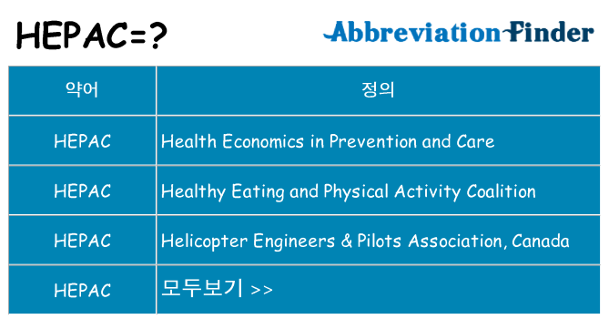 hepac 대 한 무엇을 서가