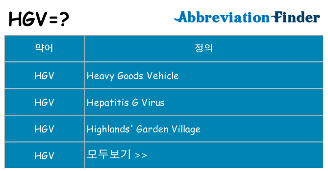 hgv 대 한 무엇을 서가