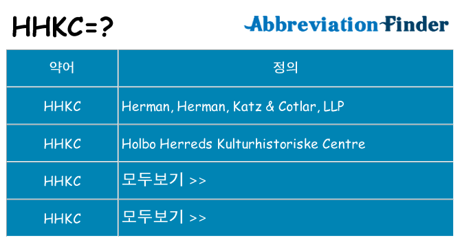 hhkc 대 한 무엇을 서가