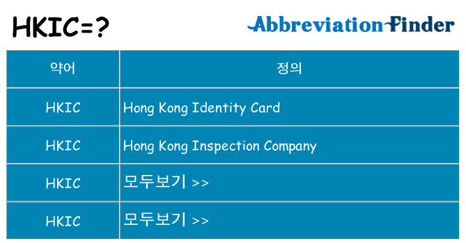 hkic 대 한 무엇을 서가