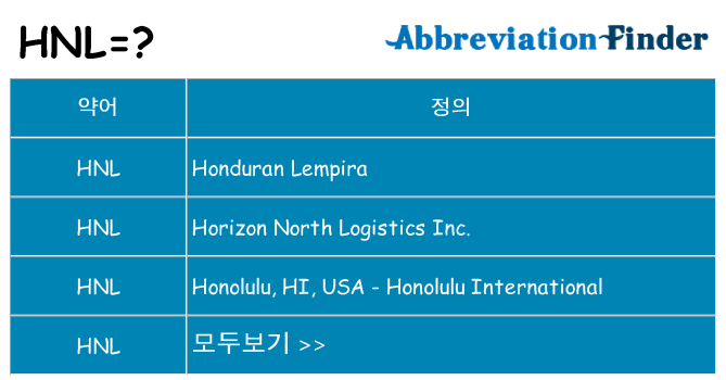 hnl 대 한 무엇을 서가
