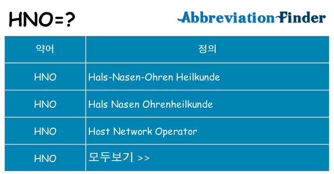hno 대 한 무엇을 서가