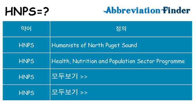 hnps 대 한 무엇을 서가