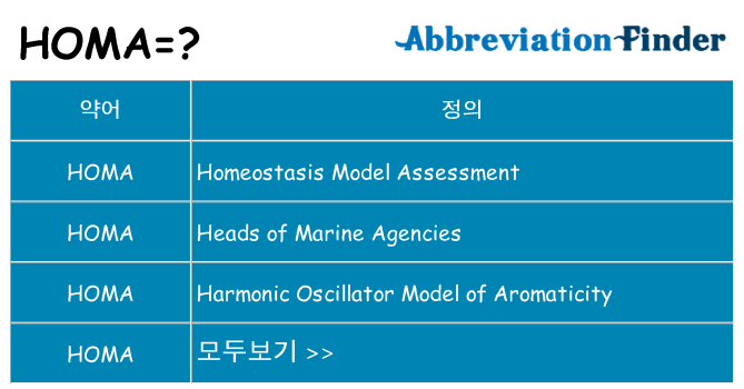 homa 대 한 무엇을 서가